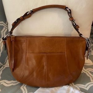Coach leather hobo.